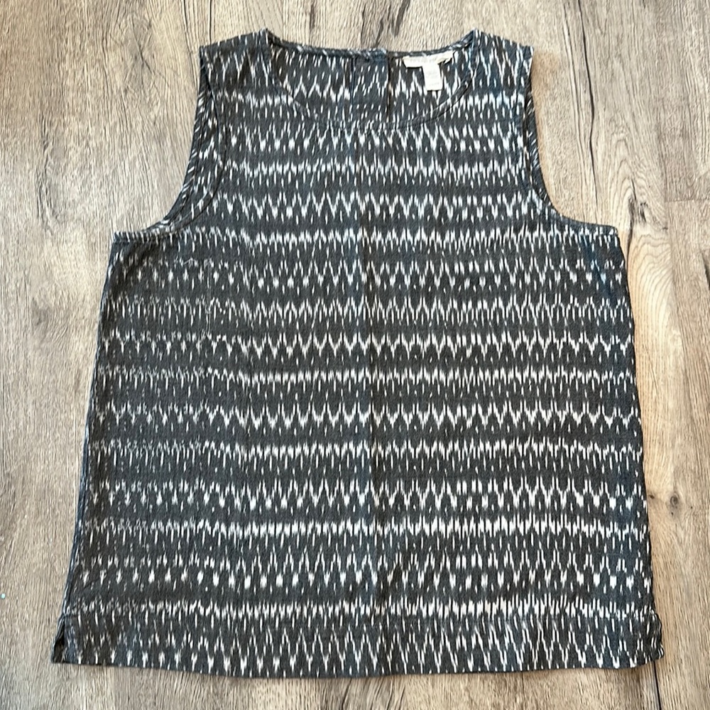 Eileen Fisher Organic cotton sleeveless box top xs